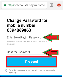 Fix your password should contain at least one alphabet, one number and should be 5 to 15 character. Paytm Ka Password Bhool Jane Par Kya Kare
