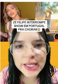 Zé Felipe Interrompe Show em Portugal para Chorar