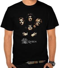 Desain kaos anak anak dengan kombinasi tulisan lucu bisa menjadi daya tarik tersendiri buat anak supaya mau memakainya. Jual Kaos Queen Bohemian Rhapsody 2 Queen Satubaju Com