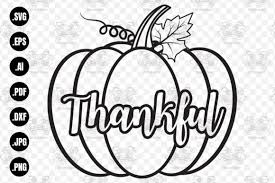 Download Thankful Svg Pumpkin Svg Thanksgiving Graphic By 99 Siam Vector Creative Fabrica PSD Mockup Templates