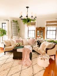 Vintage Rustic Cozy Cottage Farmhouse Livingroom Farm House Living Room Spanish Bungalow Cottage Style Decor