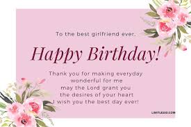 Chances are your girlfriend has some insecurities and she's likely sensitive about her looks. 2021 Happy Birthday Prayers For My Girlfriend Limitlesso