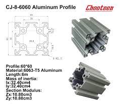 6060 Aluminum Profiles Aluminum Extruded Profiles 6063 T5 Aluminum Aluminum Extrusion Extrusion