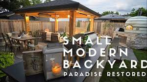 Modern backyard ideas using mixed materials elevate your design by: Small Modern Backyard Youtube