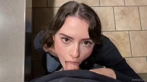 Amazing Quickie In Public Bathroom - Stella Violet | Porn4Fans