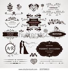 Free Vector Wedding Icons And Symbols Wedding Graphic Design Wedding Icon Page Decoration