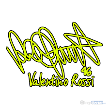 We have 67 free 46 valentino rossi vector logos, logo templates and icons. Valentino Rossi Signature Logo Vector Cdr Blogovector Stiker Pembalap Desain