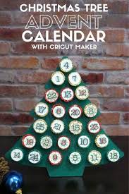 How To Make A Christmas Tree Advent Calendar With Cricut Maker In 2020 Christmas Tree Advent Calendar Dollar Tree Gifts Diy Advent Calendar