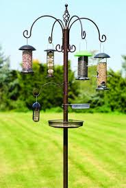 Bird Feeder Pole Systems Uk Grand Bird Station Powerscourt Garden Pavilion Complete With Heavy Duty Brackets Decorative Spira Bird Feeding Station Backyard Birds Sanctuary Bird Feeders