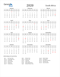 Check out our 2021 excel calendar selection for the very best in unique or custom, handmade pieces from our calendars & planners shops. 2020 Calendar South Africa With Holidays