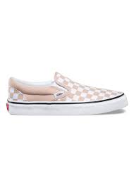 Black And White Slip On Vans Womens Vans Shoes Checkerboard Classic Slip On Sneakers In Frappe And True White Vans Shoes Women Vans Checkerboard Black Vans Shoes