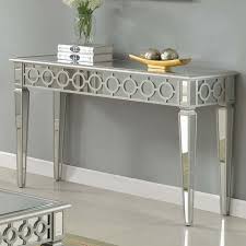 Console Table Mirrored Console Table Best Master Furniture Silver Sofa