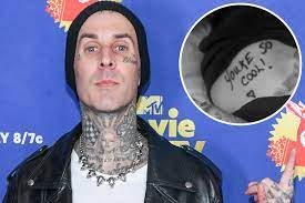 See more ideas about travis barker tattoos, travis barker, barker. Travis Barker S New Tattoo Could Be For Kourtney Kardashian