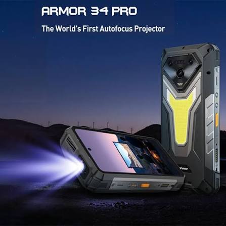 Ulefone Armor 34 Pro+ 16Go RAM/512Go avec projecteur