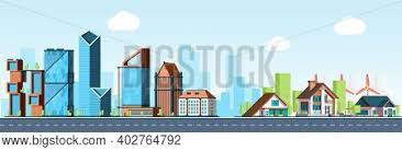 Village vs city today's human settlements are very complex. Megapolis Vs Village Vector Photo Free Trial Bigstock