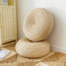Ainsley Natural Round Floor Cushion Pillow Boho Pillows These Natural Throw Pillows Are The Perfect Addition To Your B In 2020 Floor Cushions Floor Pillows Cushions