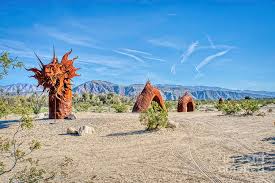 The sculptures are free to visit and you do not need a state park pass to visit the sculptures near anza borrego state park. Galleta Meadows Art Sculptures In Borrego Springs California Inside The Anza Borrego Desert State Park Photograph By Kenneth Roberts
