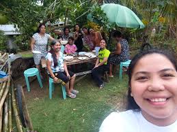 Dinner at ante Vicky's garden thank you ante at sa kay ate Belen at ate Nora