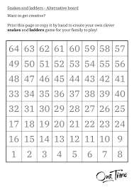 Snakes And Ladders Activities For Lockdown Our Time This game works best with children that are already familiar with the snakes & ladders game. snakes and ladders activities for