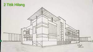 Berjenis jenis faedah yan9 bisa anda dapatkan dari sebuah rumah. Cara Merancang Rumah Modern Perspektif 2 Titik Hilang Youtube