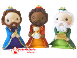 Estos tres reyes son magos como su nombre indica. Tres Reis Magos No Elo7 Santo Antonio Design 824457