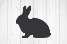 Download Rabbit Silhouette Svg Graphic By Rayan Creative Fabrica