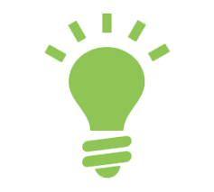 Light Bulb Icon Green Eventfully Angela