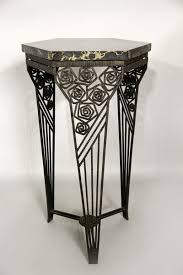 Shown As Art Deco Table I See Scots Arts And Crafts A La Charles Rennie Mackintosh With Those Roses Art Deco Architecture Art Deco Table Art Deco Decor