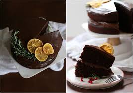 Recipes Rosemary Olive Oil Cake With Orange Chocolate Ganache Vidya Living Olive Oil Cake Oil Cake Chocolate Orange