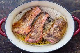 I quartered the duck, placed it on a bed of vegetables and herbs, and slow cooked it until tender. Braised Lamb Shanks With Vegetables How To Cook Lamb Shanks