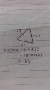 Check spelling or type a new query. Sebuah Segitiga Sama Sisi Dengan Panjang Sisi 23 Cm Maka Keliling Nya Adalah Brainly Co Id