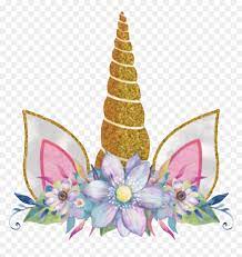 عيد الميلاد، الأحمر، قرن الرنة clipart png. Unicorncrown Unicorn Unicornio Corona Flores Flowers Transparent Unicorn Head Png Png Download Vhv