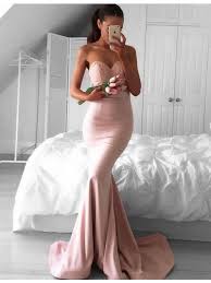 Modern Blush Mermaid Sweetheart Sweep Train Lace Top Prom Dress Blush Prom Dress Pink Prom Dresses Mermaid Prom Dresses Sleeveless