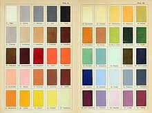 Color Chart Wikipedia