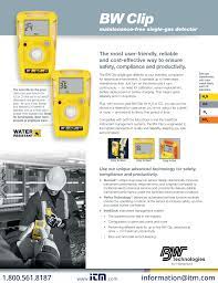 Just turn on the device and it runs continuously — no need for sensor and battery replacement or battery charging. Bw Technologies Bw Clip Bwc2 H Single Gas H2s Monitor Test Measurement Inspection Com Test Meters Detectors