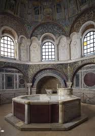 Ravenna Battistero Della Cattedrale Ravenna Mosaic Decor Emilia Romagna
