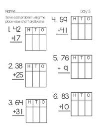 2nd Grade Applying Strategies To Add And Subtract To 1000 Place Value Unit