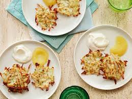 Oven Fried Latkes Recipe Fries In The Oven Food Network Recipes Latkes Recipes