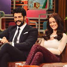 Maybe you would like to learn more about one of these? Fahriye Evcen Burak Ozcivit Beyazshow Turkish Actors Turkish Film Celebrities