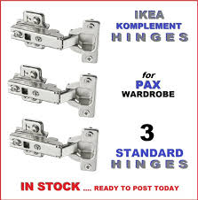 Their closet system is based on using pax wardrobe frames (available in three width, two depth, and two height options) that you then customize with komplement accessories. Ikea Komplement Pax 4 Pack Soft Close Door Damper Hinges Hardware 302 145 04 Cabinet Hinges Home Garden Worldenergy Ae