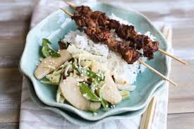 Korean Red Pepper Paste Beef Skewers My Husband Would Love This Via Julie The Little Kitchen Beef Skewers Pork And Beef Recipe Beef Recipes