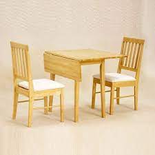 Heartlands Swiss 46cm 92cm Drop Leaf Dining Table With 2 Chairs Next Day Delivery Heartlands Swiss 46cm Folding Dining Table Dining Table Chairs Dining Table