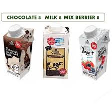 Cara membuat susu kurma homemade. Farm Fresh Milk 200ml X 24 Kotak Susu Segar Uht Kurma Coklat Latte Natural çº¢æ£ å·§åå
