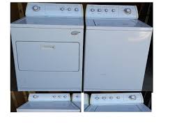 Tip the ultimate care ii appliance forward so it rests on a mat, pad, blanket or towel to protect the front panel from scratches. Whirlpool Traditional Washer Gas Dryer In Manueljmary S Garage Sale Denton Tx Garage Refrigerator Maytag Appliances Upright Freezer