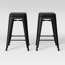 Check spelling or type a new query. Set Of 2 Carlisle Backless Swivel Counter Height Barstool Matte Black Threshold Target