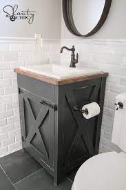 Enjoy the warm, magnificent look of wood with all the advantages of metal. Diy Farmhouse Bathroom Vanity Bathroom Vanity Remodel Farmhouse Bathroom Vanity Bathroom Vanity Decor