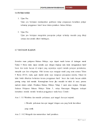 Kerangka contoh proposal kerjasama usaha. Proposal Bmelayu Penggunaan Huruf Besar