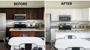 In this kitchen we didn't have to mask much as the flooring was out and the drywall was patched and needed to be painted. Diy Paint Your Kitchen Cabinets Like A Pro Youtube