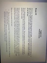 An introduction to academic writing for english language learners, focusing on essay development, g. Solved English 102 Professor Lewis Essay 2 Instructions Chegg Com