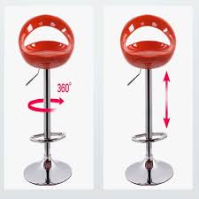 Red Black White Yellow Gray Orange Scalable Rotating Bar Chair Bar Stool Chair Bar Stools Modern Free Shipping Modern Bar Stools Bar Chairs Bar Stool Chairs